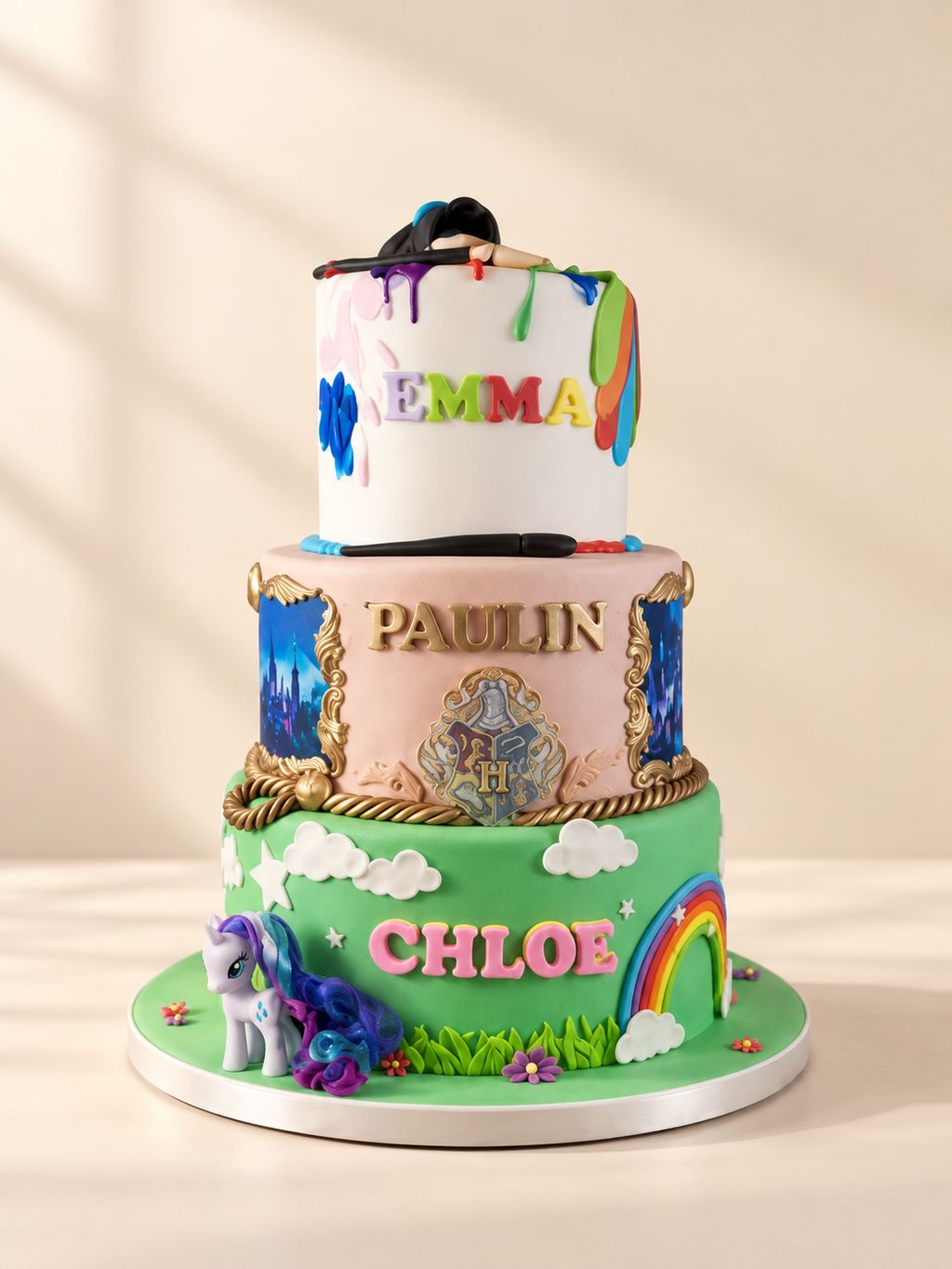 كعكة أطفال حقيقية من Nelly's Cakes، التصميم أطفال 005