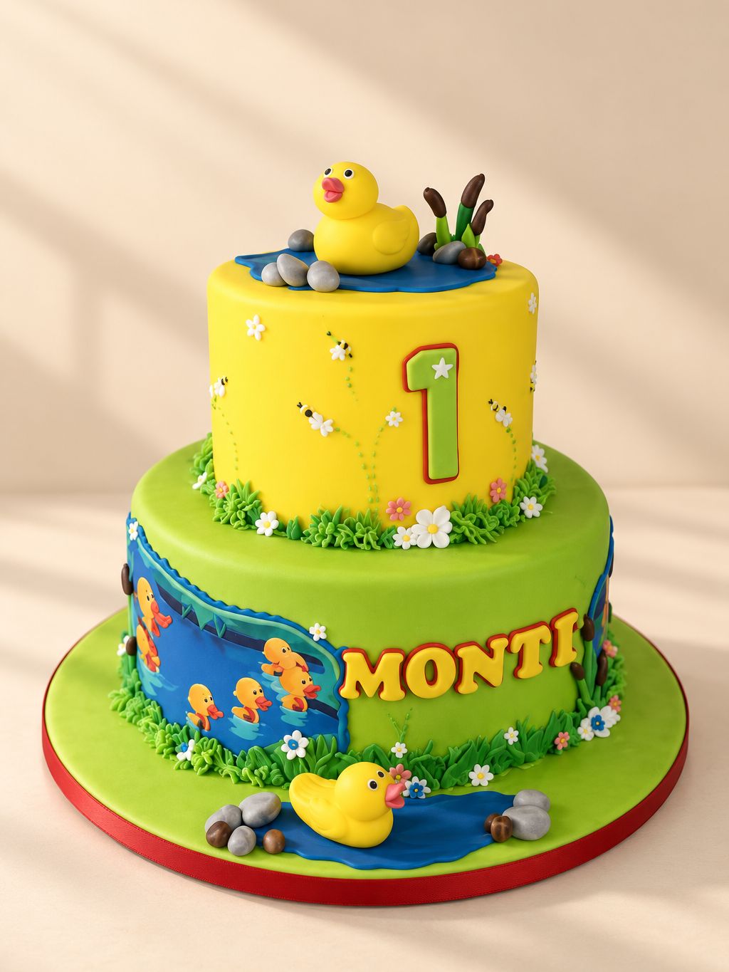 كعكة أطفال حقيقية من Nelly's Cakes، التصميم أطفال 006