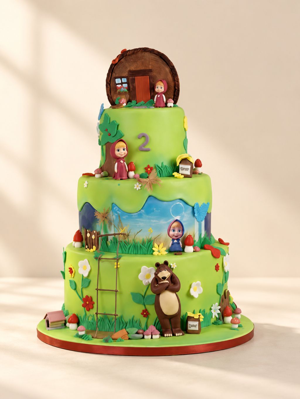 كعكة أطفال حقيقية من Nelly's Cakes، التصميم أطفال 015
