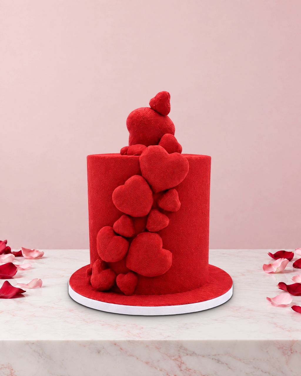 Настоящий торт ко Дню святого Валентина от Nelly's Cakes, дизайн «День святого Валентина 001»