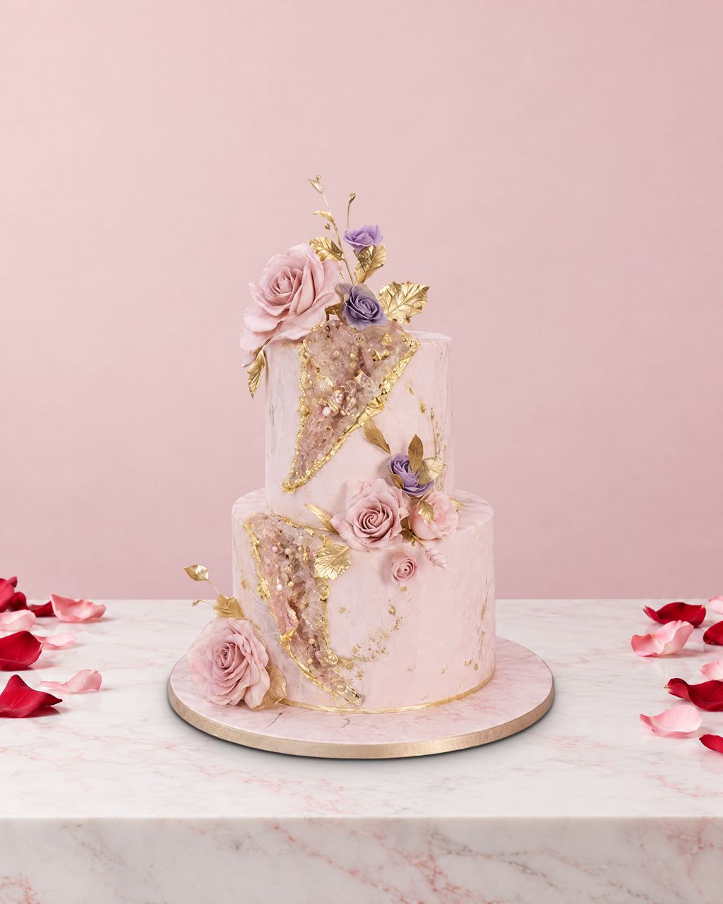 Настоящий торт ко Дню святого Валентина от Nelly's Cakes, дизайн «День святого Валентина 005»