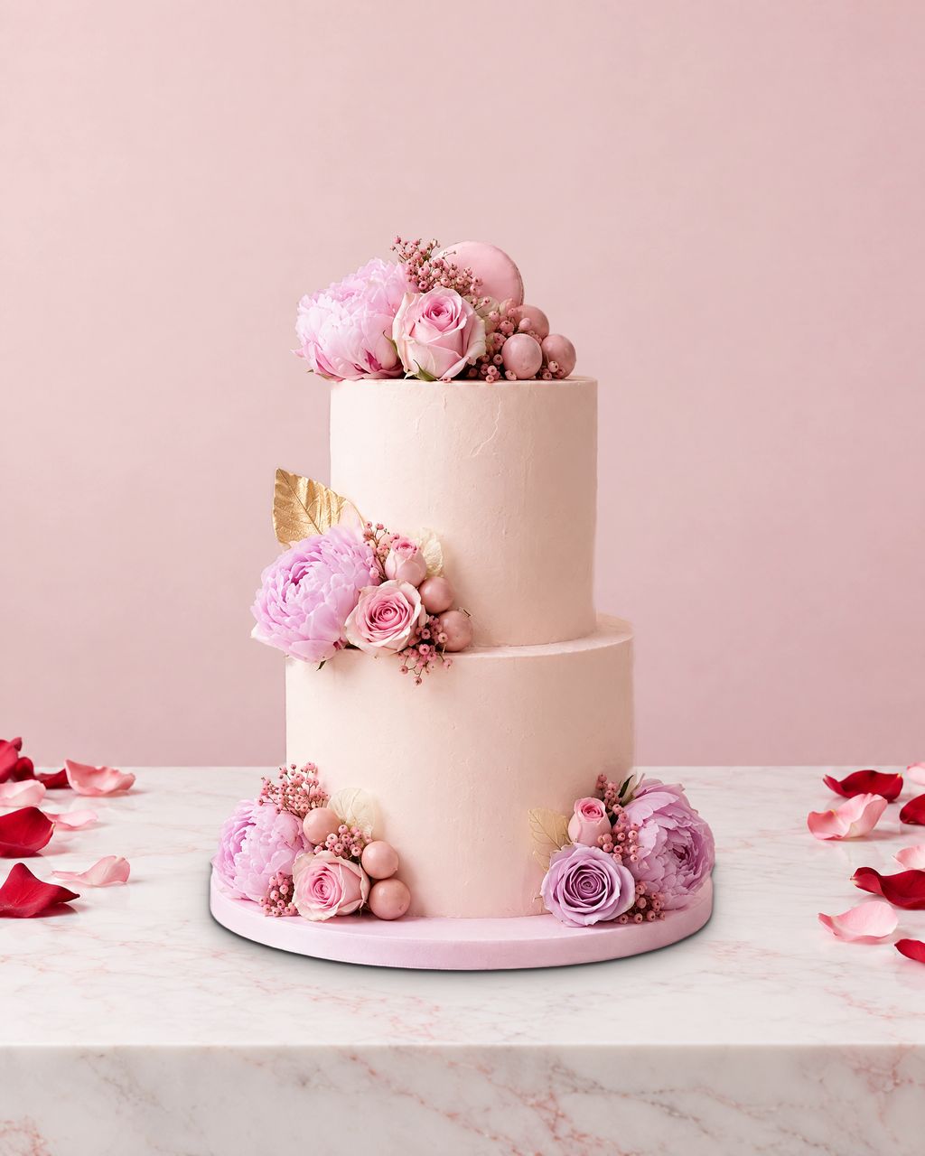 Настоящий торт ко Дню святого Валентина от Nelly's Cakes, дизайн «День святого Валентина 006»