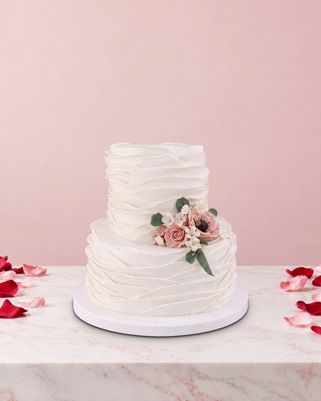 Настоящий торт ко Дню святого Валентина от Nelly's Cakes, дизайн «День святого Валентина 013»
